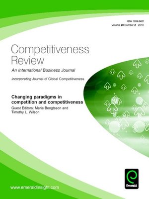 cover image of Competitiveness Review, Volume 20, Issue 2